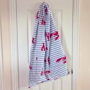 🦀 TALBOTS CRAB SCARF 🦀